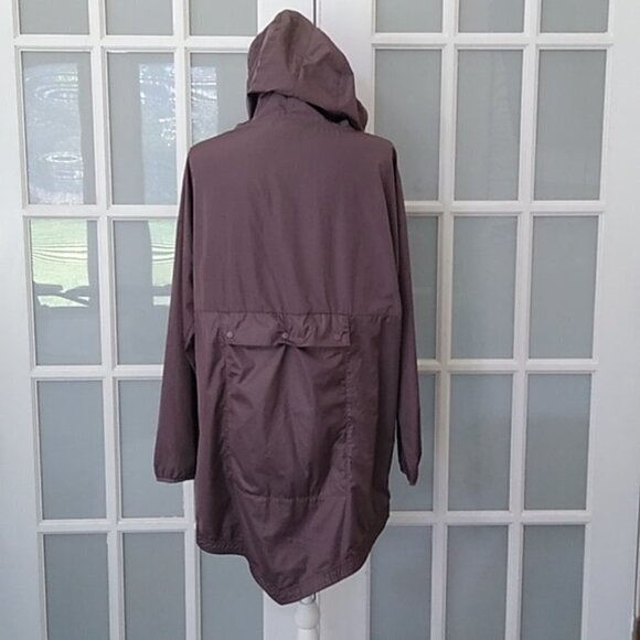 REEBOK Training Supply Parka Jacket Windbreaker Almost Grey Size Medium - Picture 6 of 16